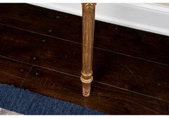 Pair of Late George III Demilune Console Tables