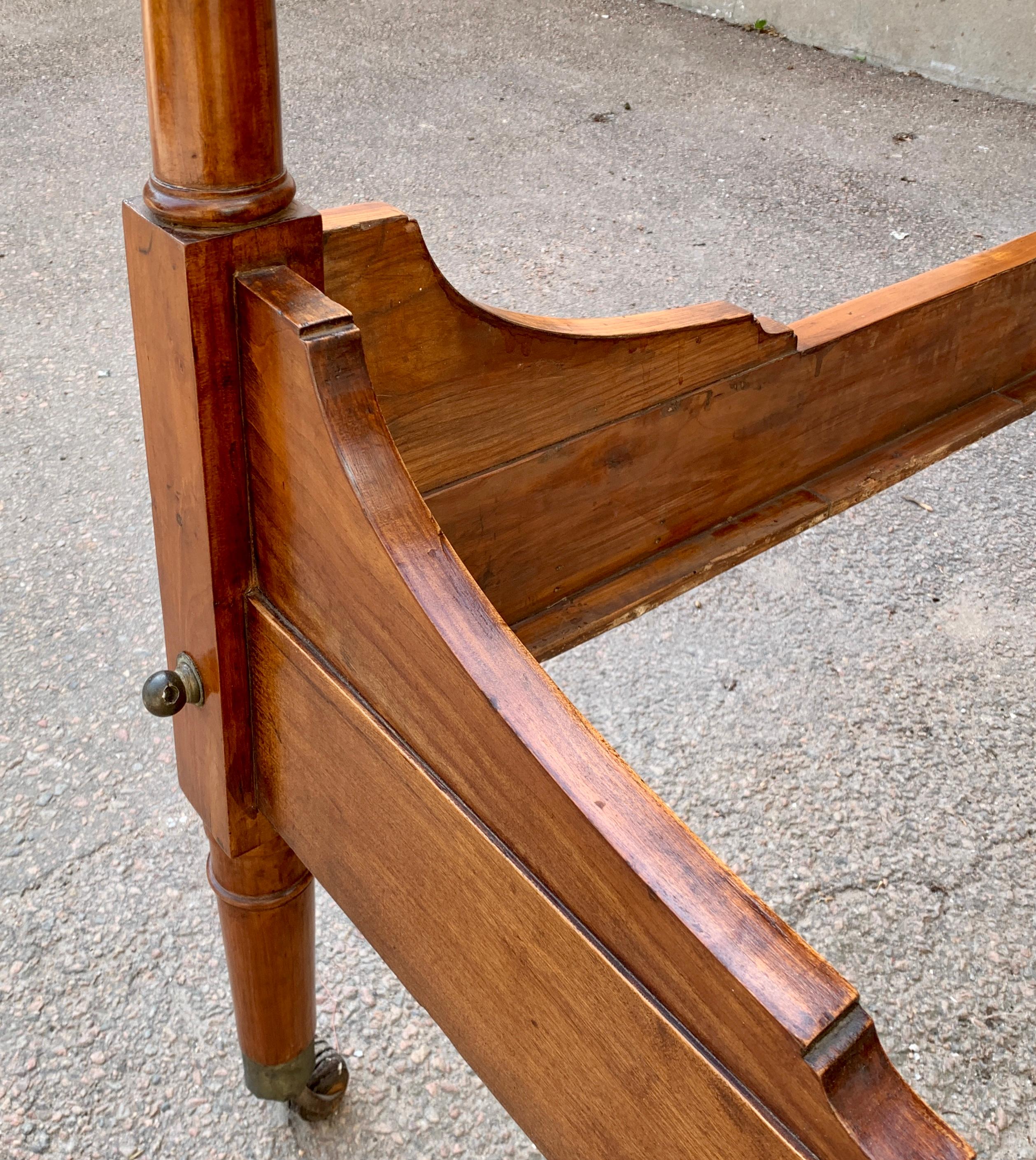 Pair of Period Empire Beds from Tuscany Italy, circa 1810 5