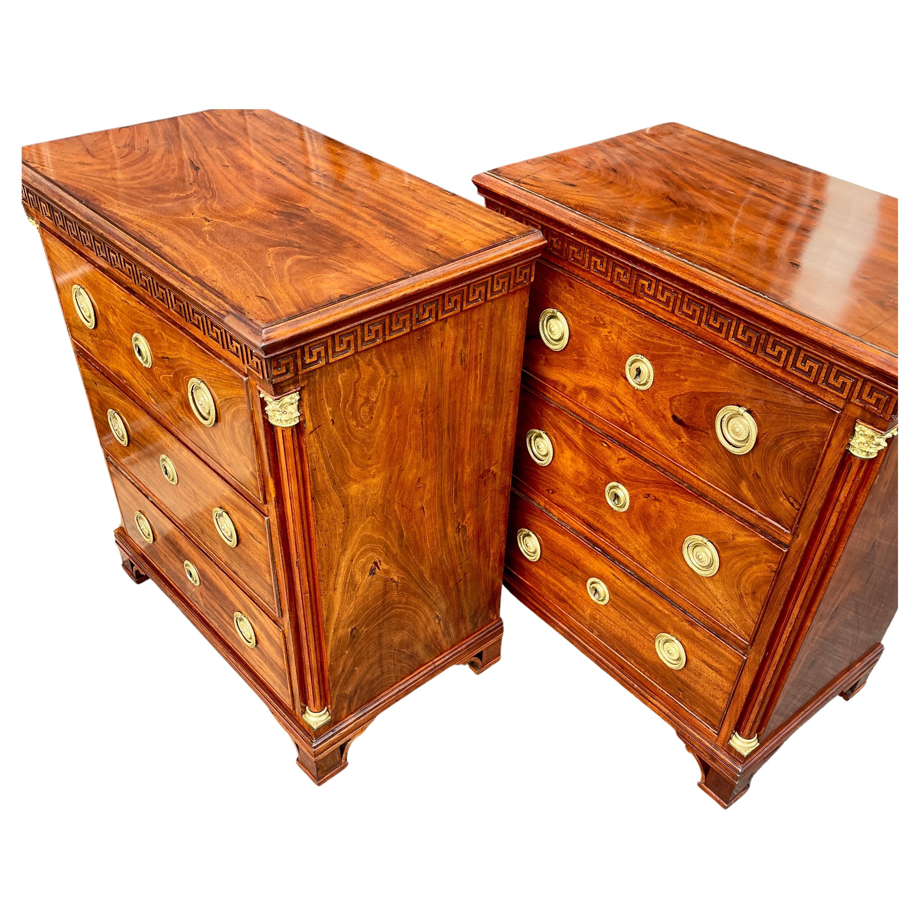 pair of antique chests