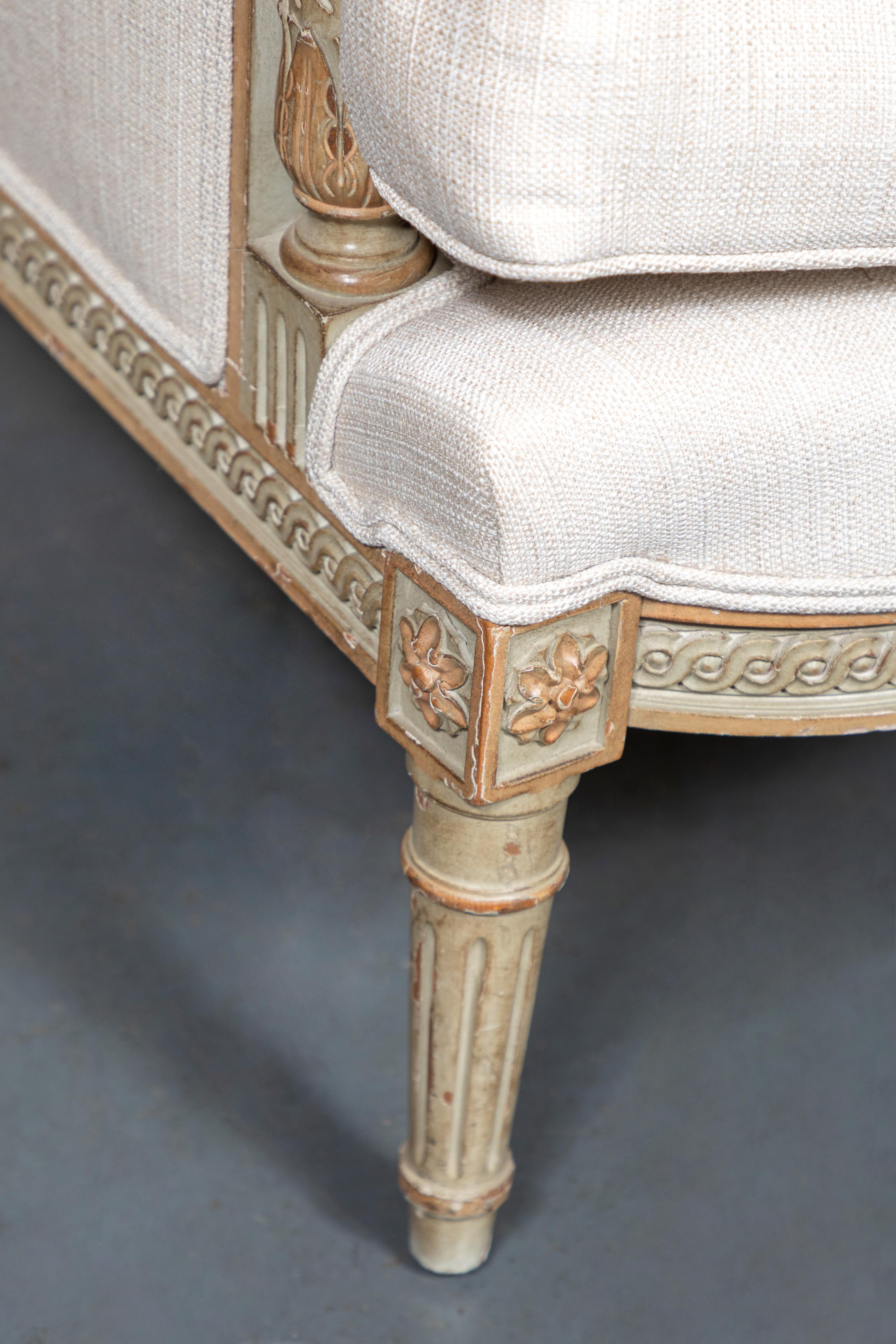 Pair of Period, French Marquis Chairs 1