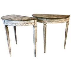 Pair of Period Gustavian Console Tables