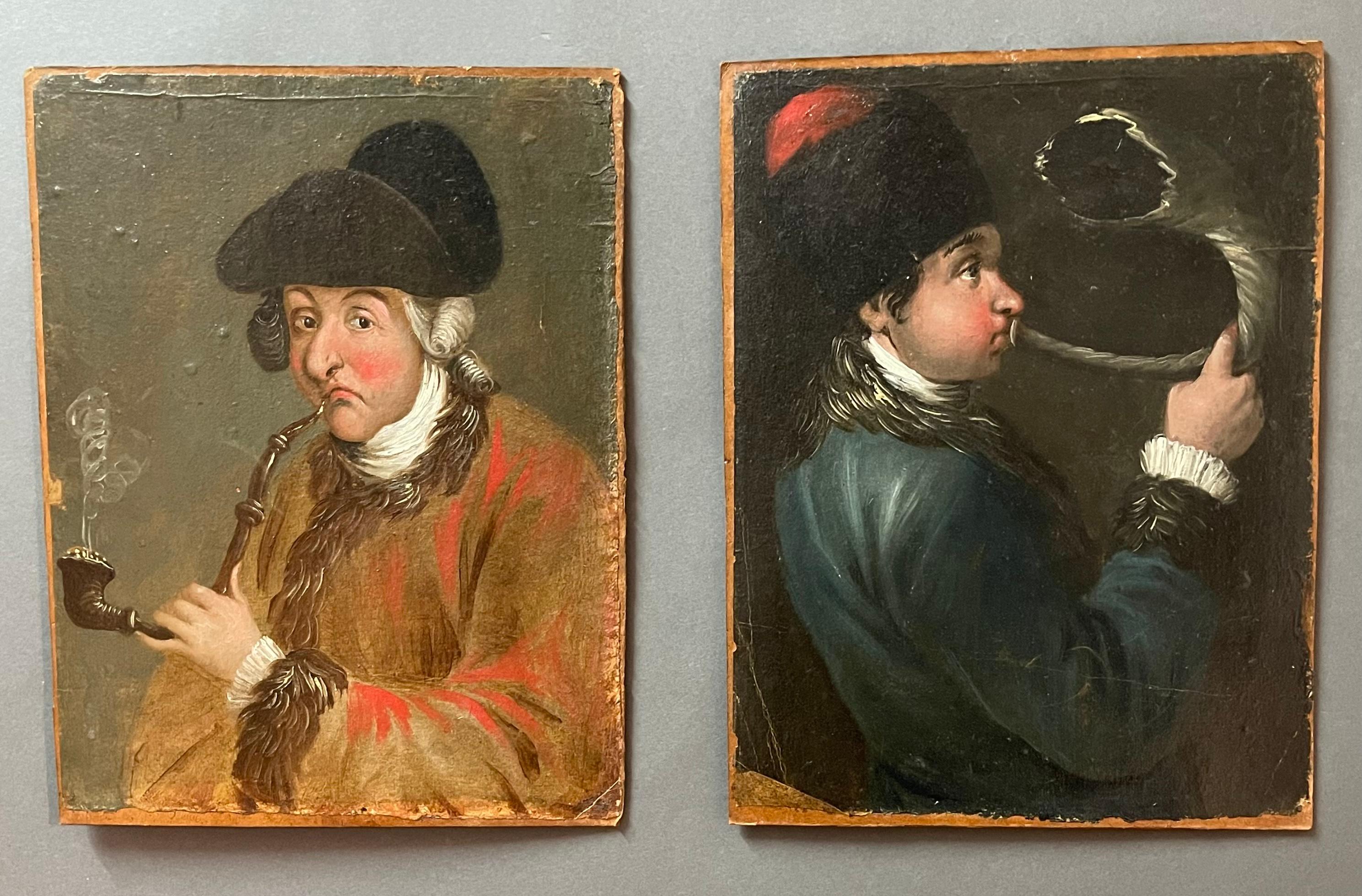 Pair of Period Italian Portrait Giacomo Ceruti Follower 5