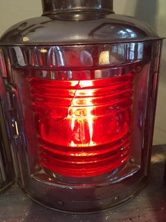 Paire de plafonniers de yacht Perko chromés avec nœud papillon, vers 1950