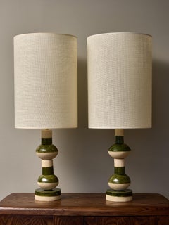 Pair of Perlito Table Lamps by Amandine Gorrino
