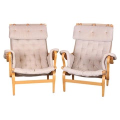 Pair of Pernilla 69 Armchair by Bruno Mathsson