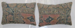 Zabihi Collection Pair of Persian Rug Pillows
