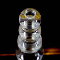 Pair of Perspex candlesticks