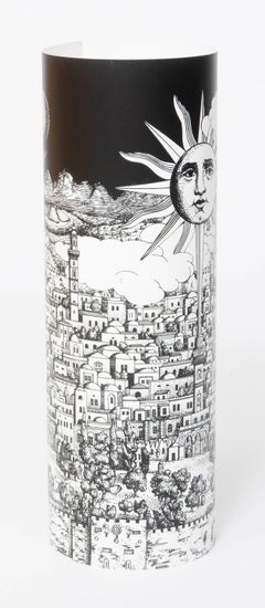 Pair of Perspex Table Lamps "Gerusalem" by Barnaba Fornasetti, Italy, 1995