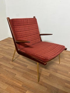 Pair of Peter Hvidt Boomerang Arm Chairs for France & Son, circa 1950s