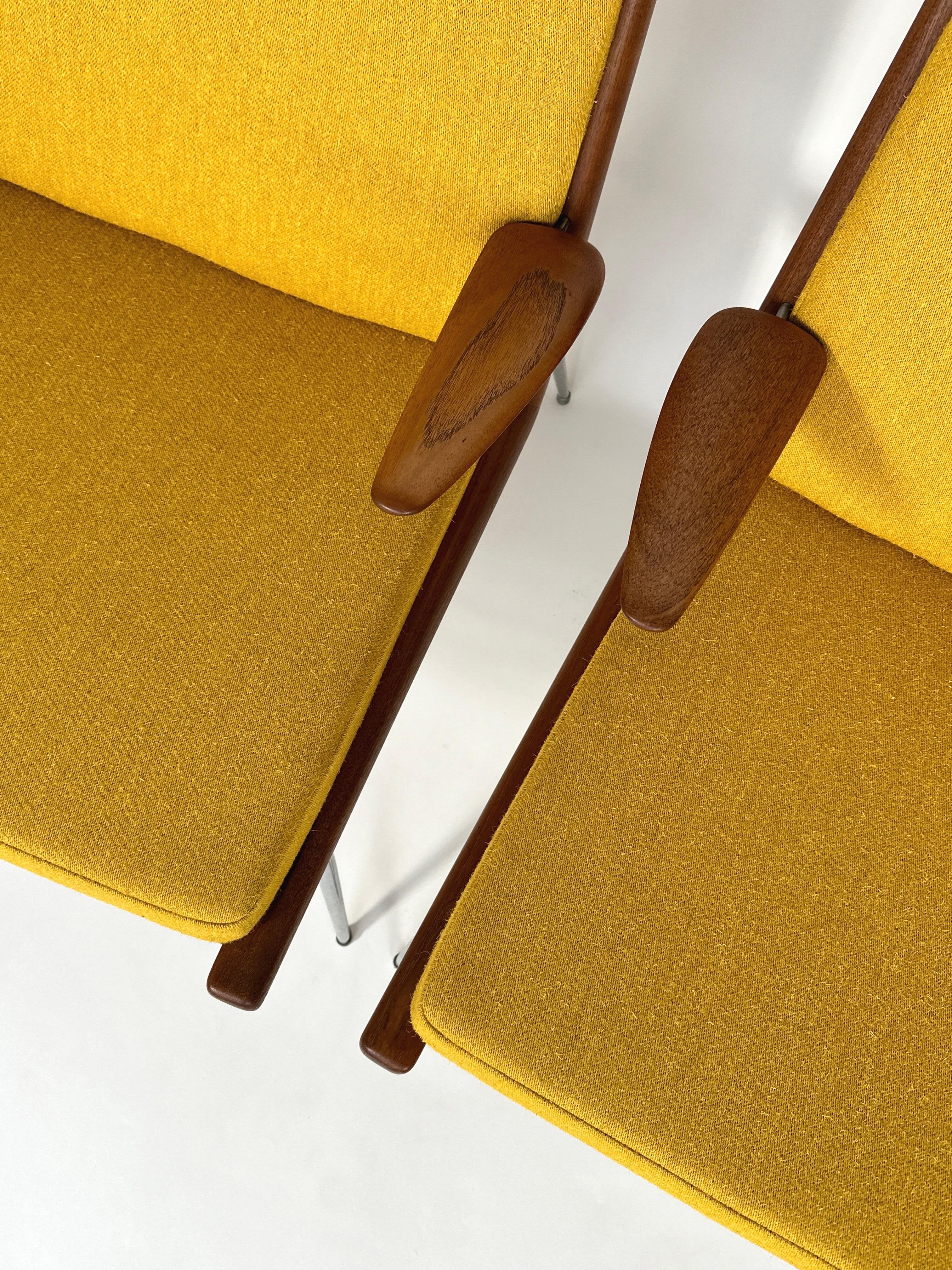 Ein Paar Boomerang-Stühle von Peter Hvidt & Orla Molgaard Nielsen, Frankreich & Sohn, 1960er Jahre im Angebot 9