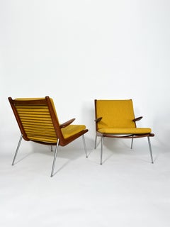 Pareja de sillas bumerán Peter Hvidt & Orla Molgaard Nielsen France & Son Años 60