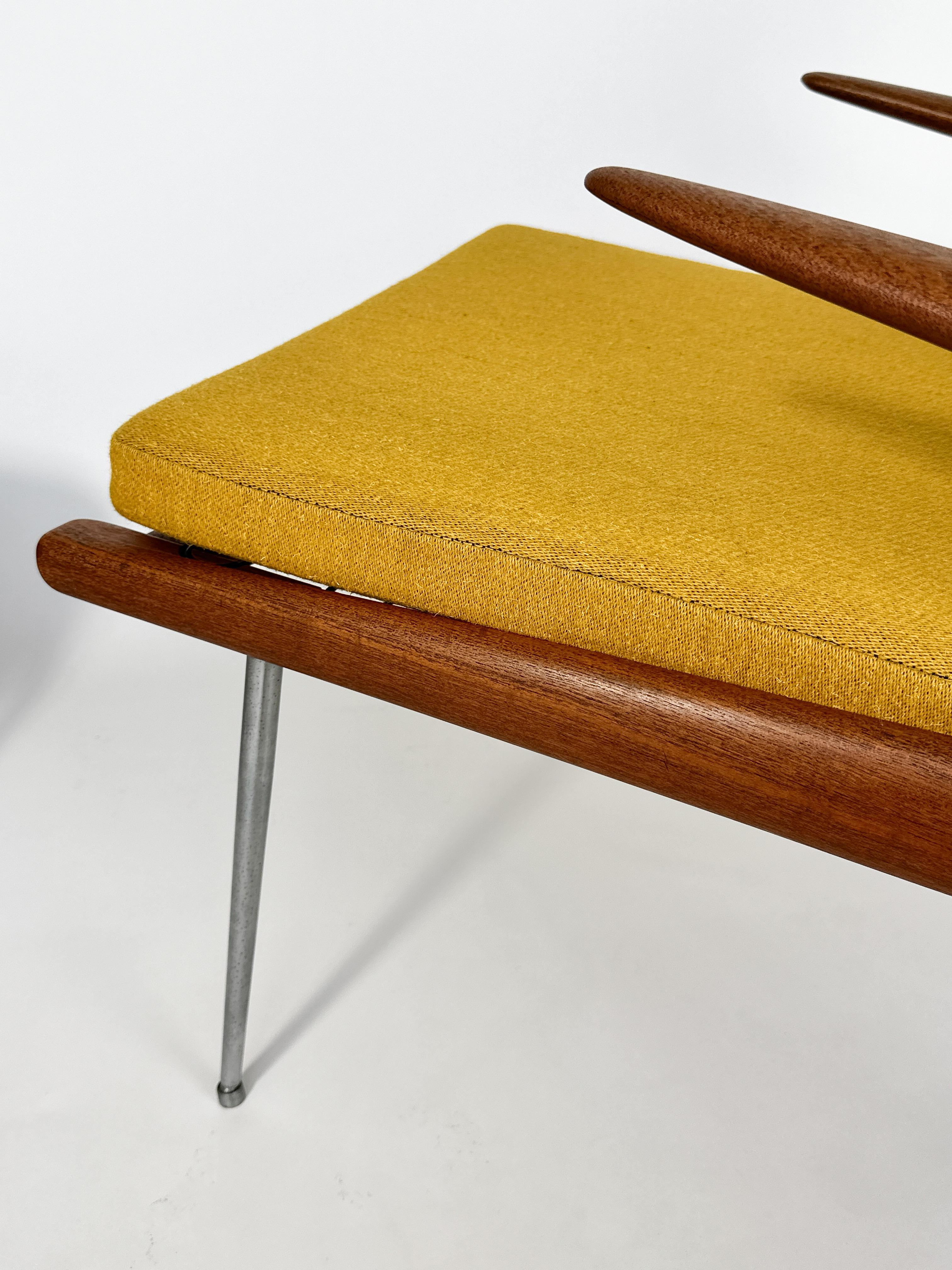 Ein Paar Boomerang-Stühle von Peter Hvidt & Orla Molgaard Nielsen, Frankreich & Sohn, 1960er Jahre im Angebot 1