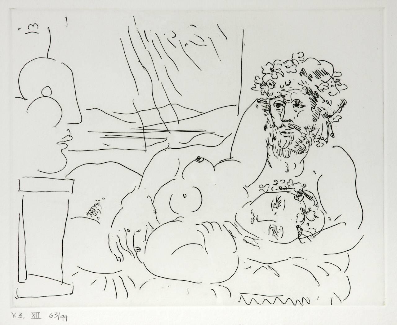 Modern Pair of Peter Max Etchings V3 IX and XII