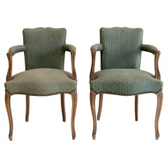 Pair of petite 19th century armchairs