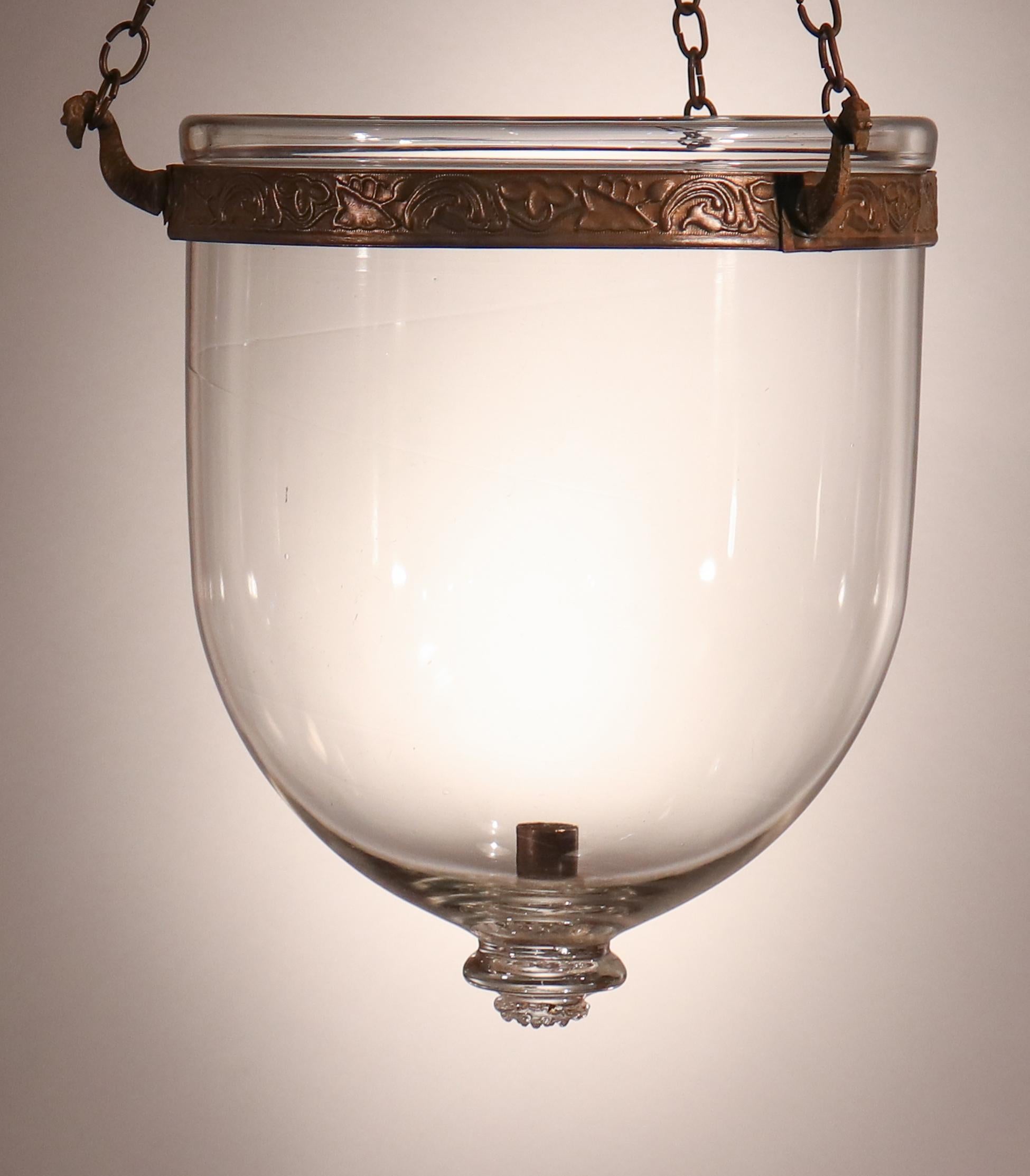 Pair of Petite Bell Jar Lanterns 3