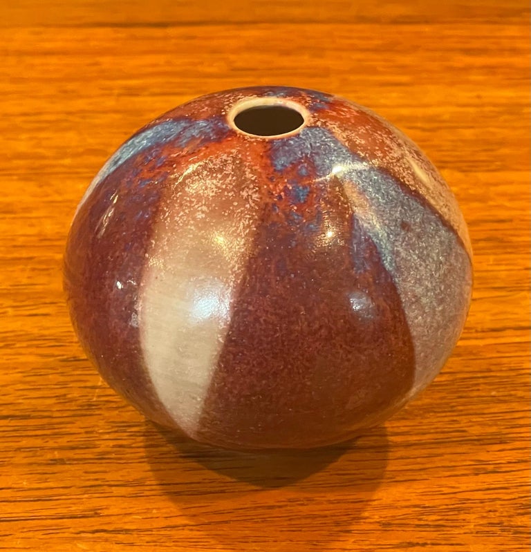 Pair of Petite California Studio Pottery Ceramic Vases by Barbara ...