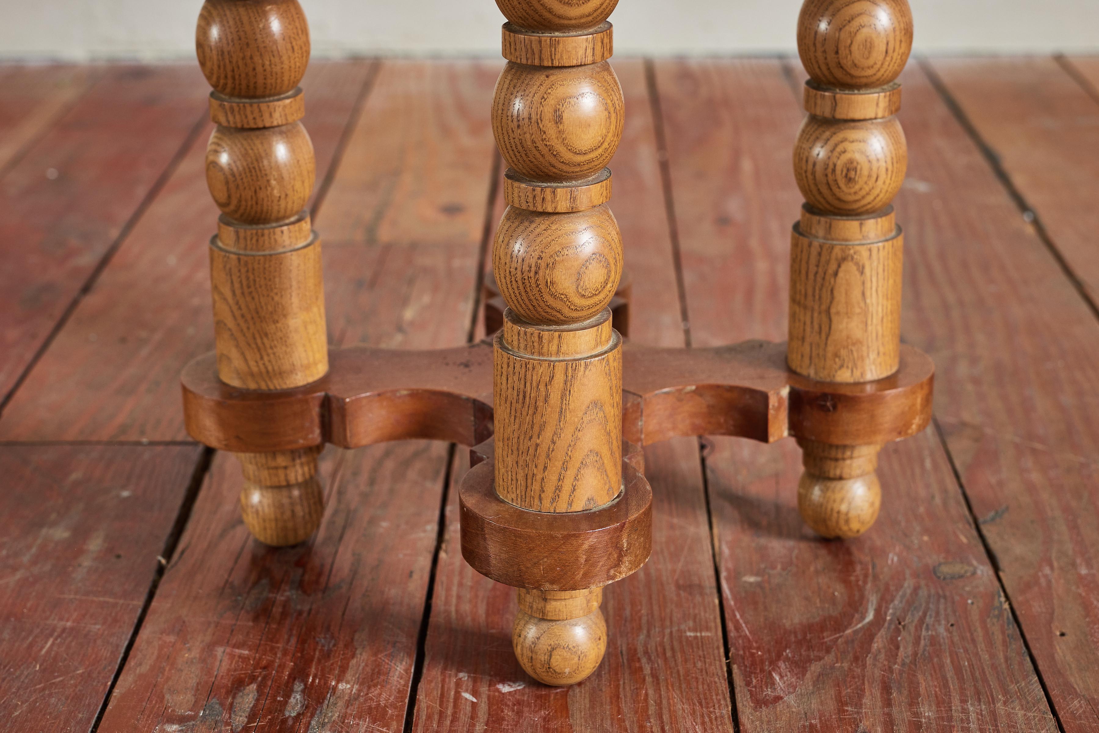 Pair of Petite Charles Dudouyt Stools 1