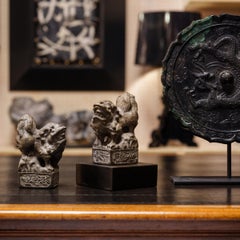 Coppia di cani guardiani Fu cinesi di piccole dimensioni