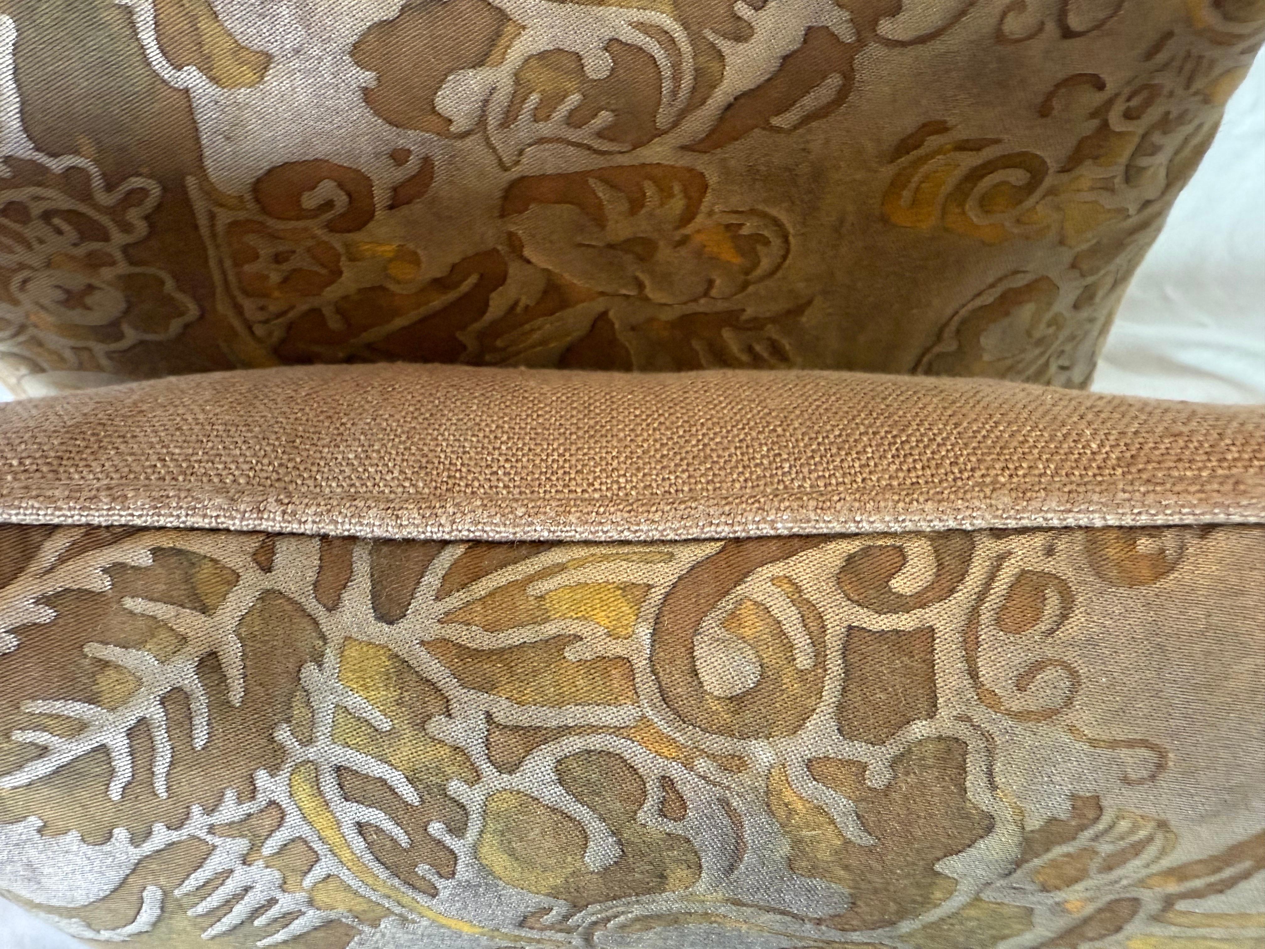 Baroque Paire de petits coussins d'accentuation Fortuny en vente