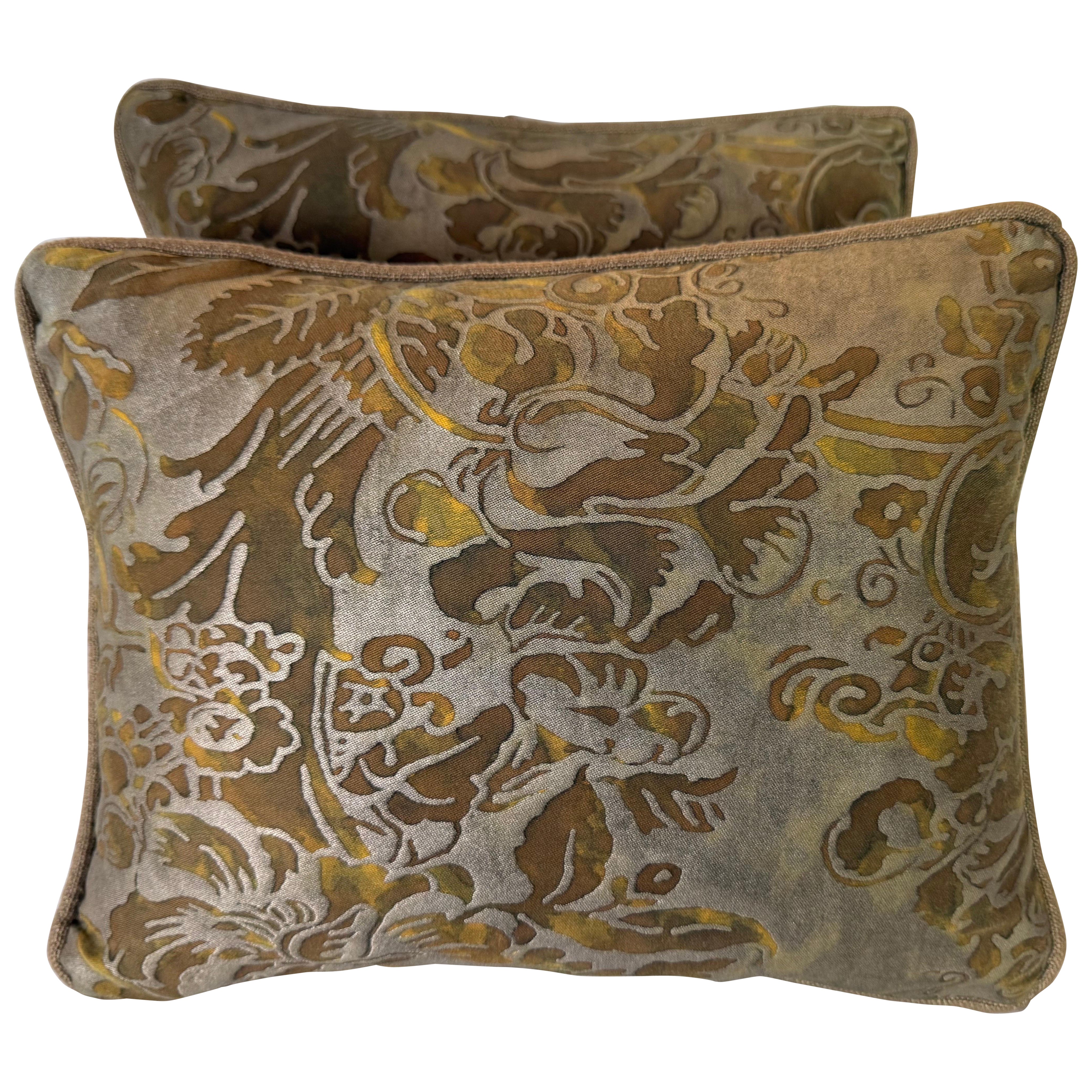 Pair of Petite Fortuny Accent Pillows