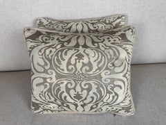 Pair of Petite Fortuny Venetian Textile Pillows