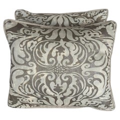 Pair of Petite Fortuny Venetian Textile Pillows
