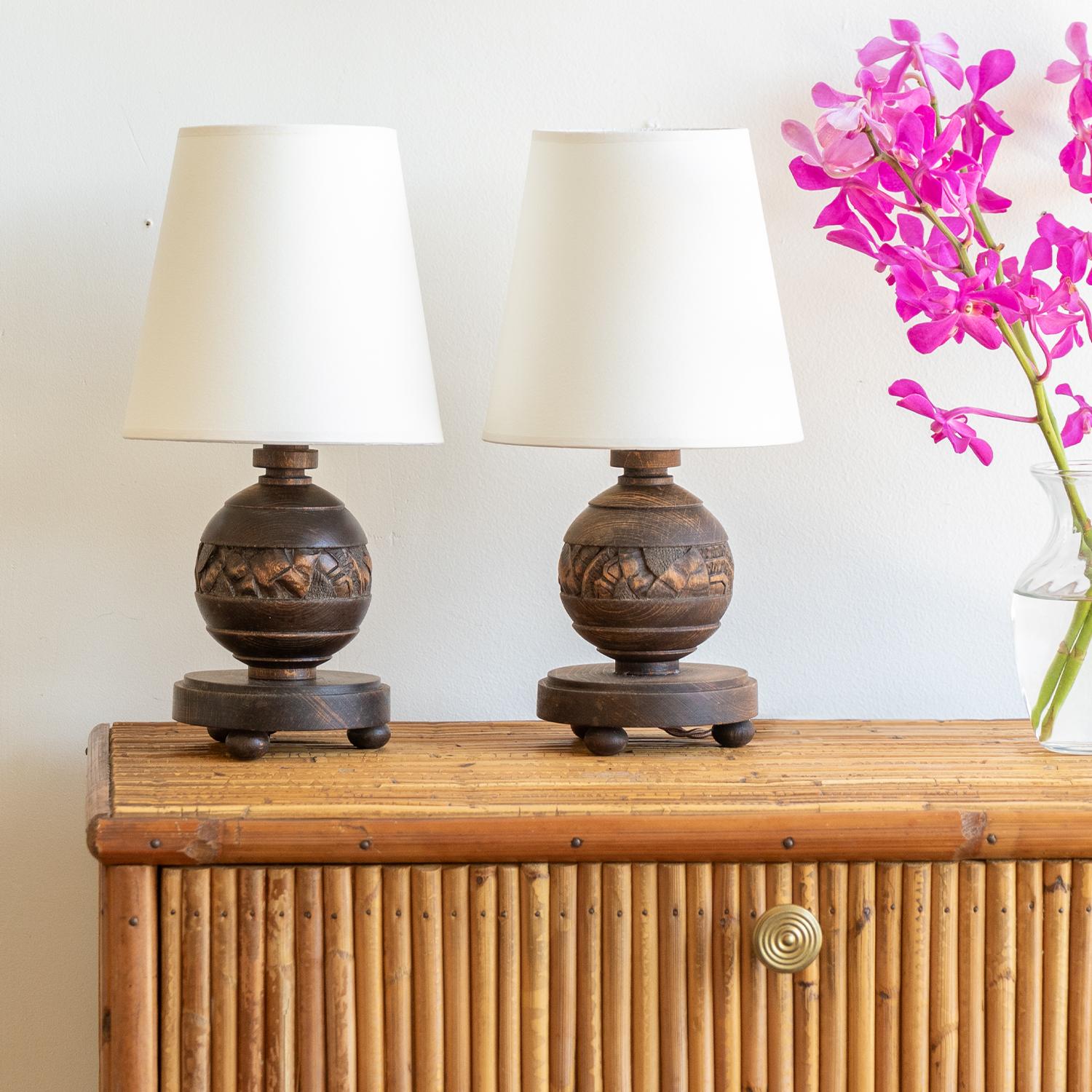 prescott bronze glass table lamp