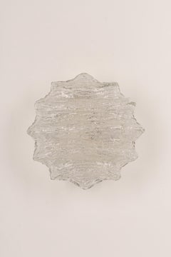 Pair of Petite Ice Glass Sconce by Limburg, Germany