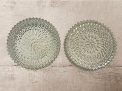 Coppia di lampade da soffitto Petite Ice Star Pattern Germania, anni '60