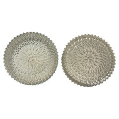 Coppia di lampade da soffitto Petite Ice Star Pattern Germania, anni '60