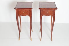 Pair of Petite Louis XV Transitional-Style Side Tables