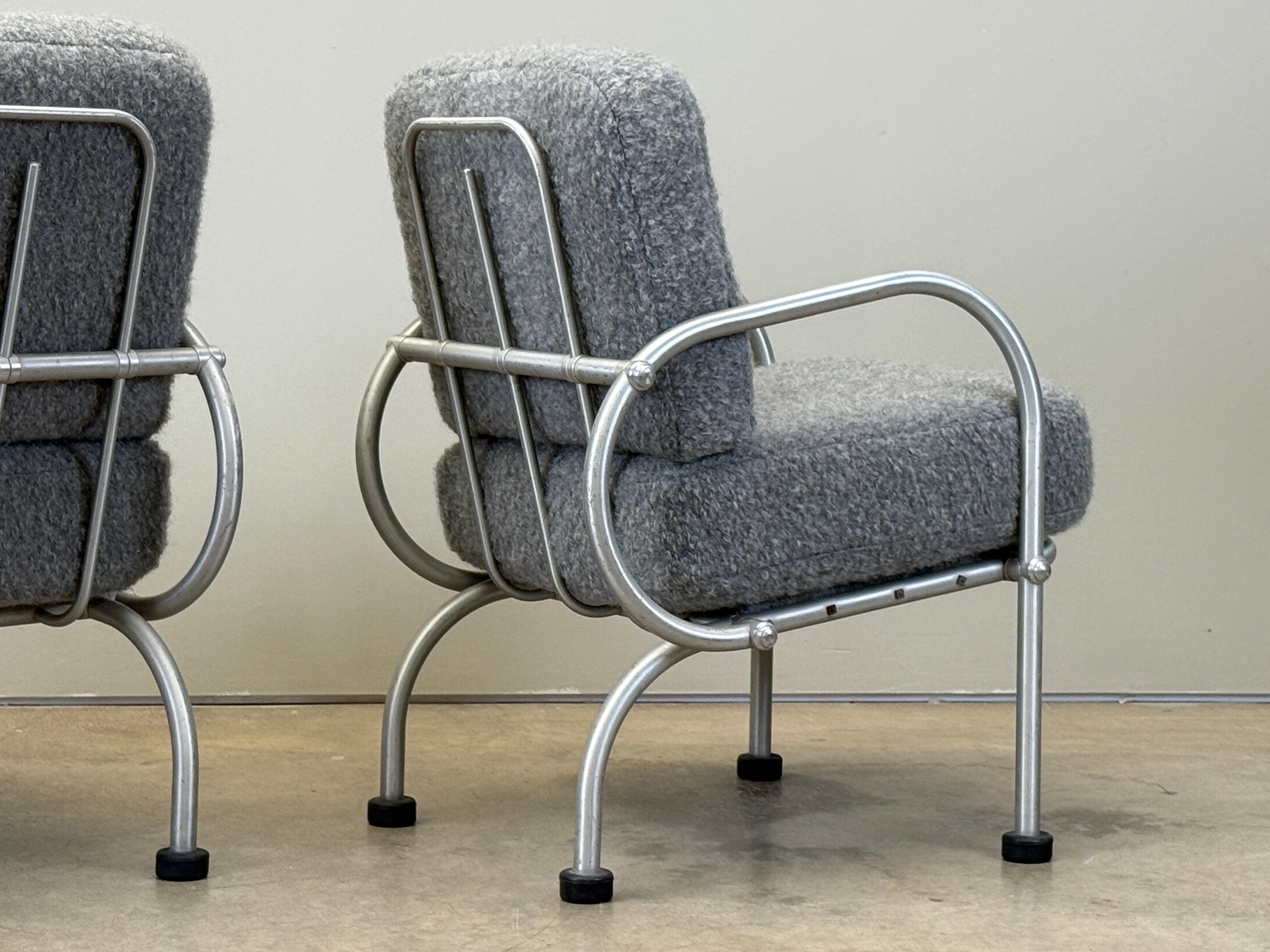 Pair of Petite Lounge Chairs by Warren McArthur For Sale 5