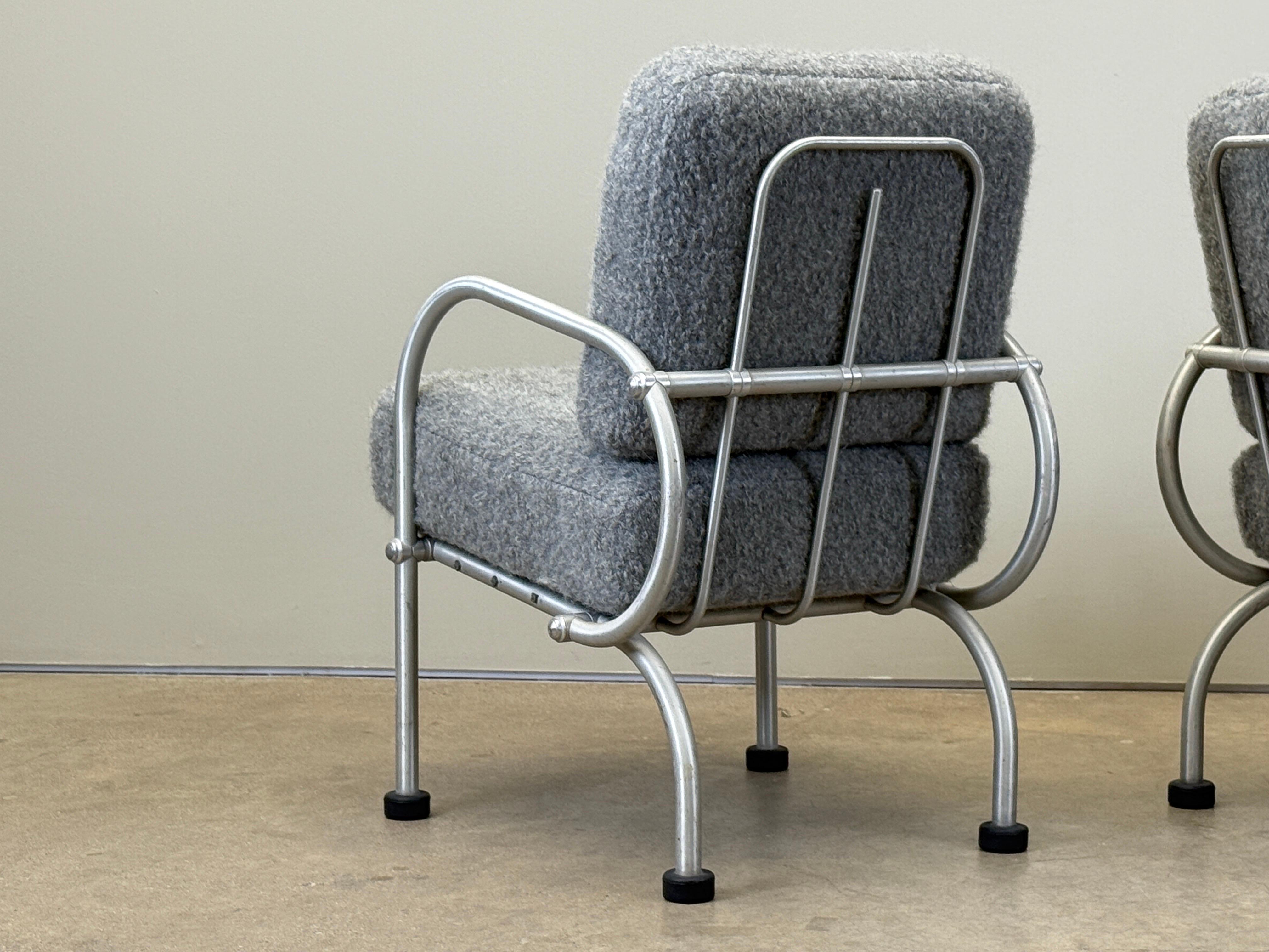 Pair of Petite Lounge Chairs by Warren McArthur For Sale 6