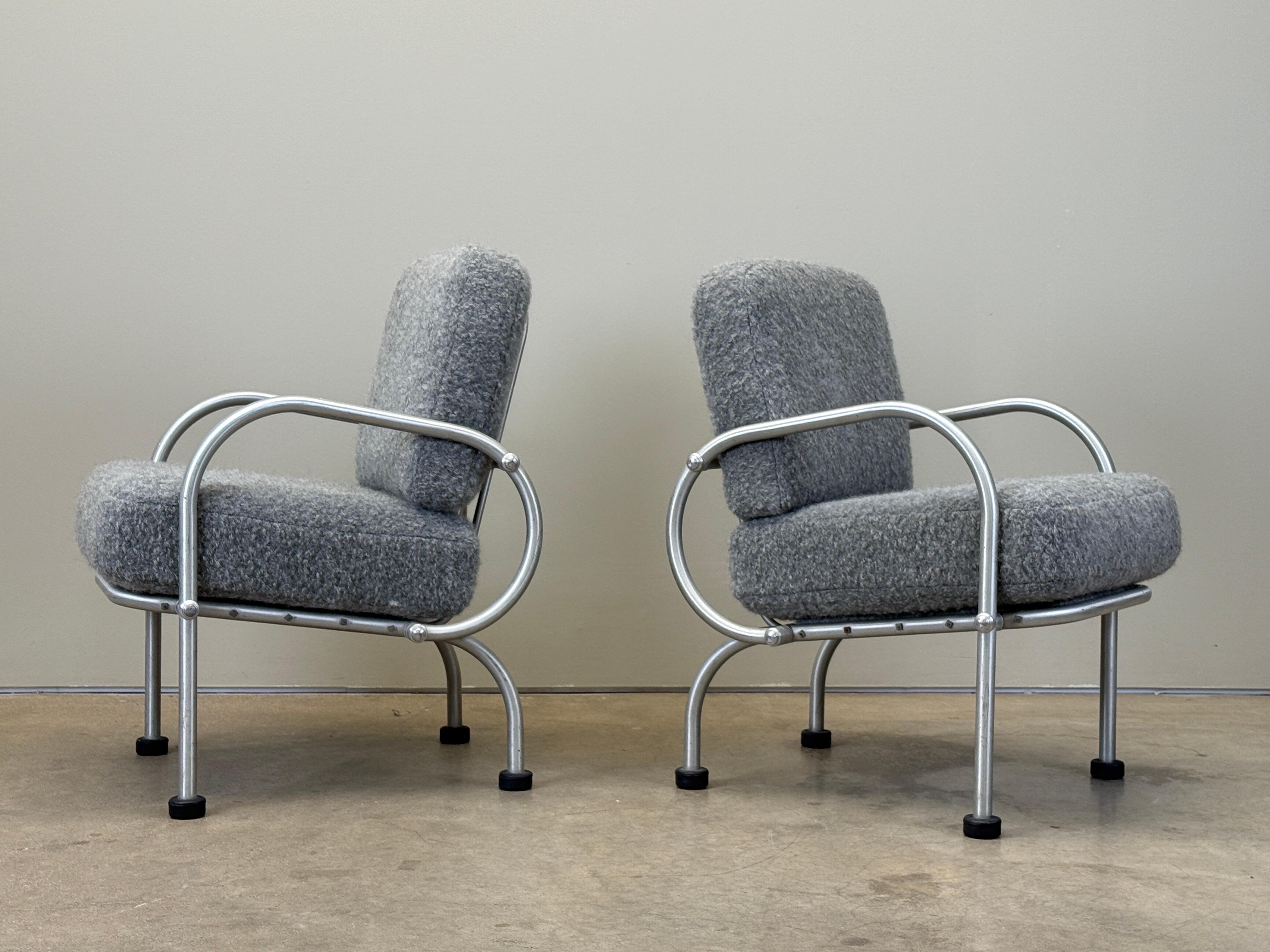 Pair of Petite Lounge Chairs by Warren McArthur For Sale 9