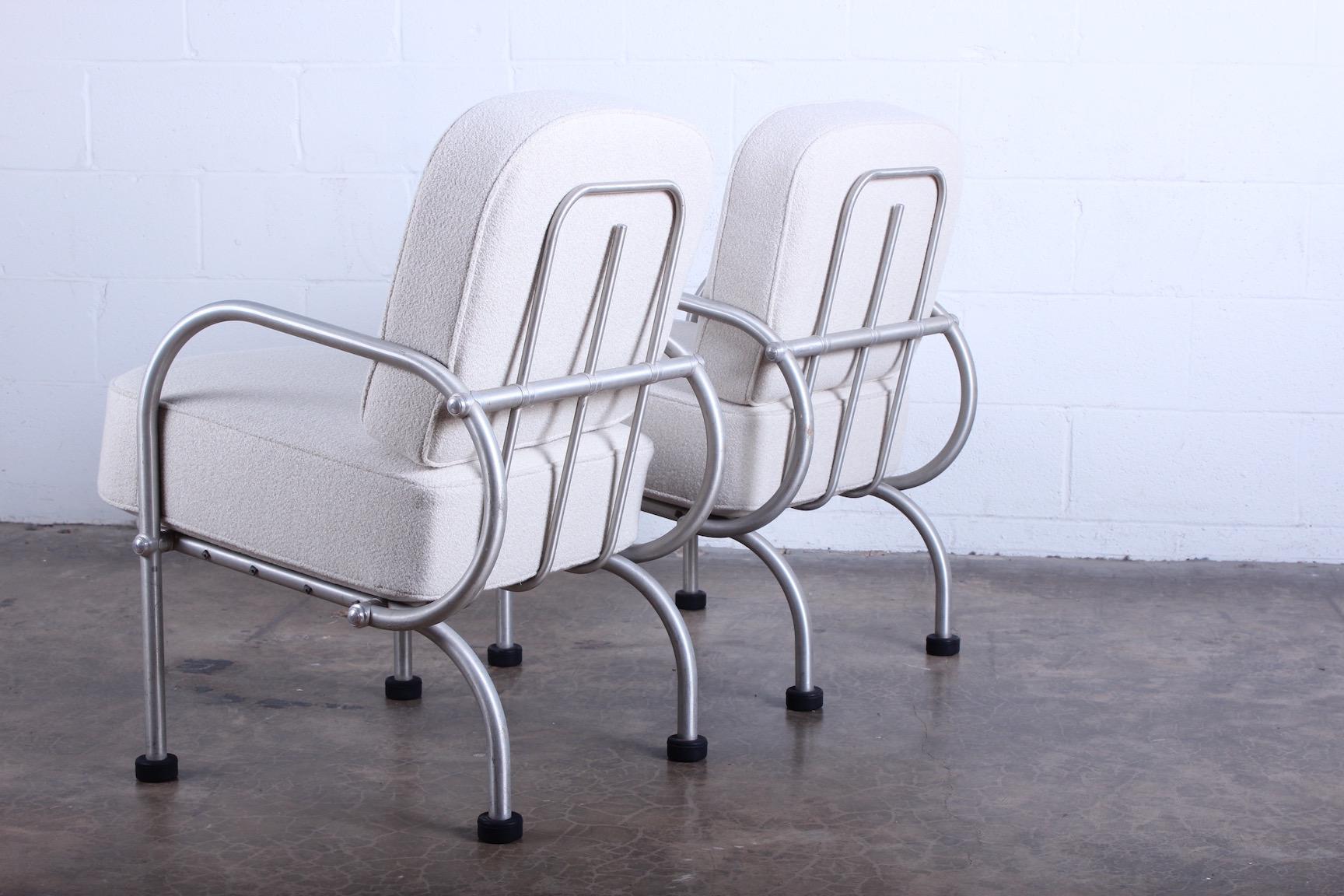 Pair of Petite Lounge Chairs by Warren McArthur 4