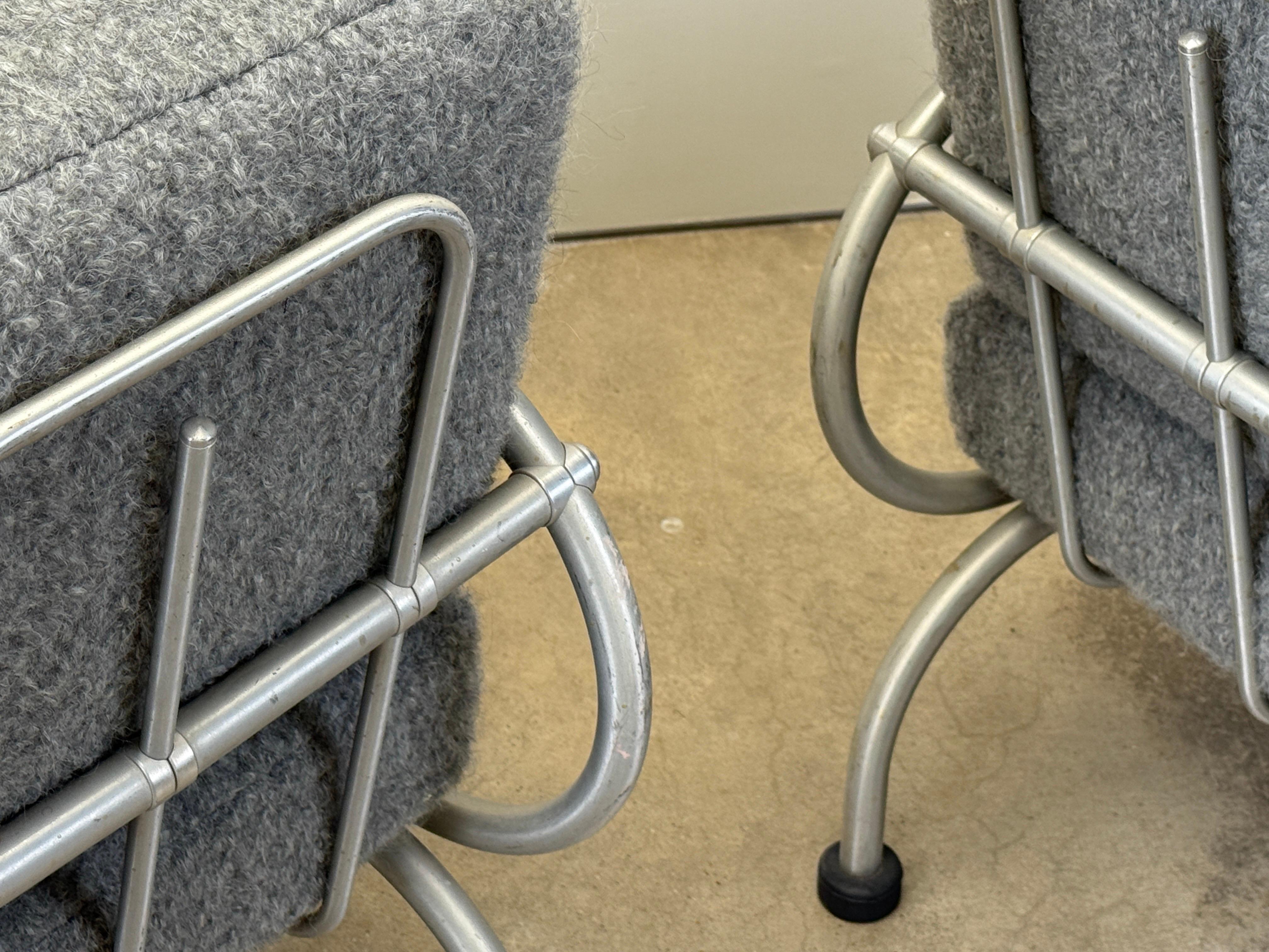 Pair of Petite Lounge Chairs by Warren McArthur For Sale 4