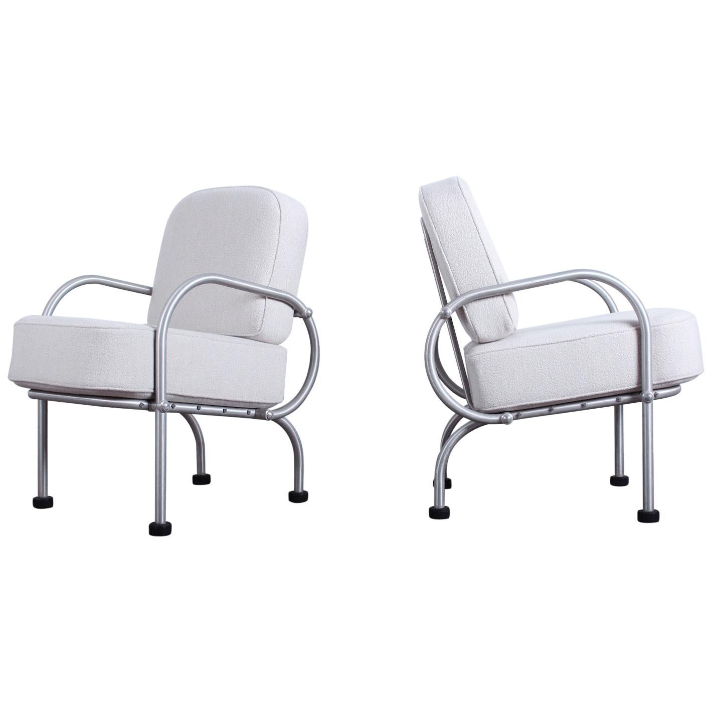 Pair of Petite Lounge Chairs by Warren McArthur