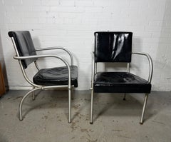 Pair of Petite Lounge Chairs by Warren McArthur.Classic Art Deco / Machine Age
