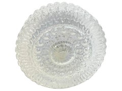 Pair of Petite Massive Lighting Flush Mount Ceiling Lights, 1970s