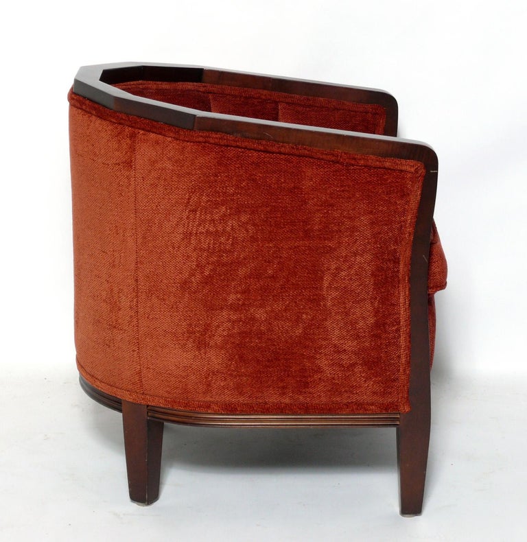 Pair of Petite Tub Chairs For Sale at 1stDibs