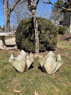 Pair of Petite Willy Guhl Mouchoir Planters in Natural Unfinished Surface