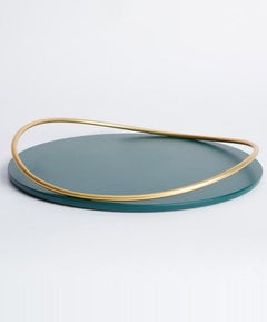 Pair of Petrol Green Touché a Trays by Mason Editions