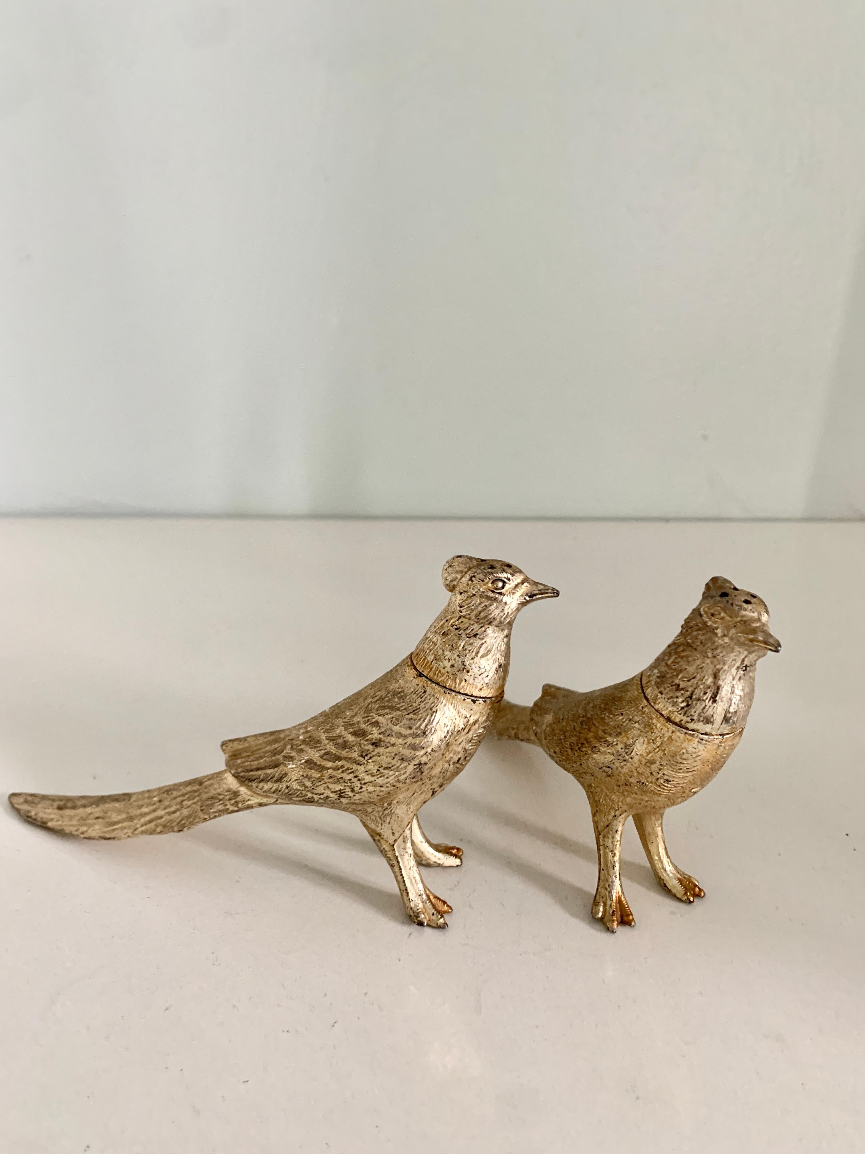 Pair of Pheasant Salt and Pepper Shakers 2