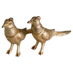 Pair of Pheasant Salt and Pepper Shakers