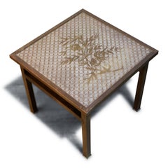 Pair of Philip and Kelvin LaVerne Bronze and Pewter Side Tables, Signed, 1960s