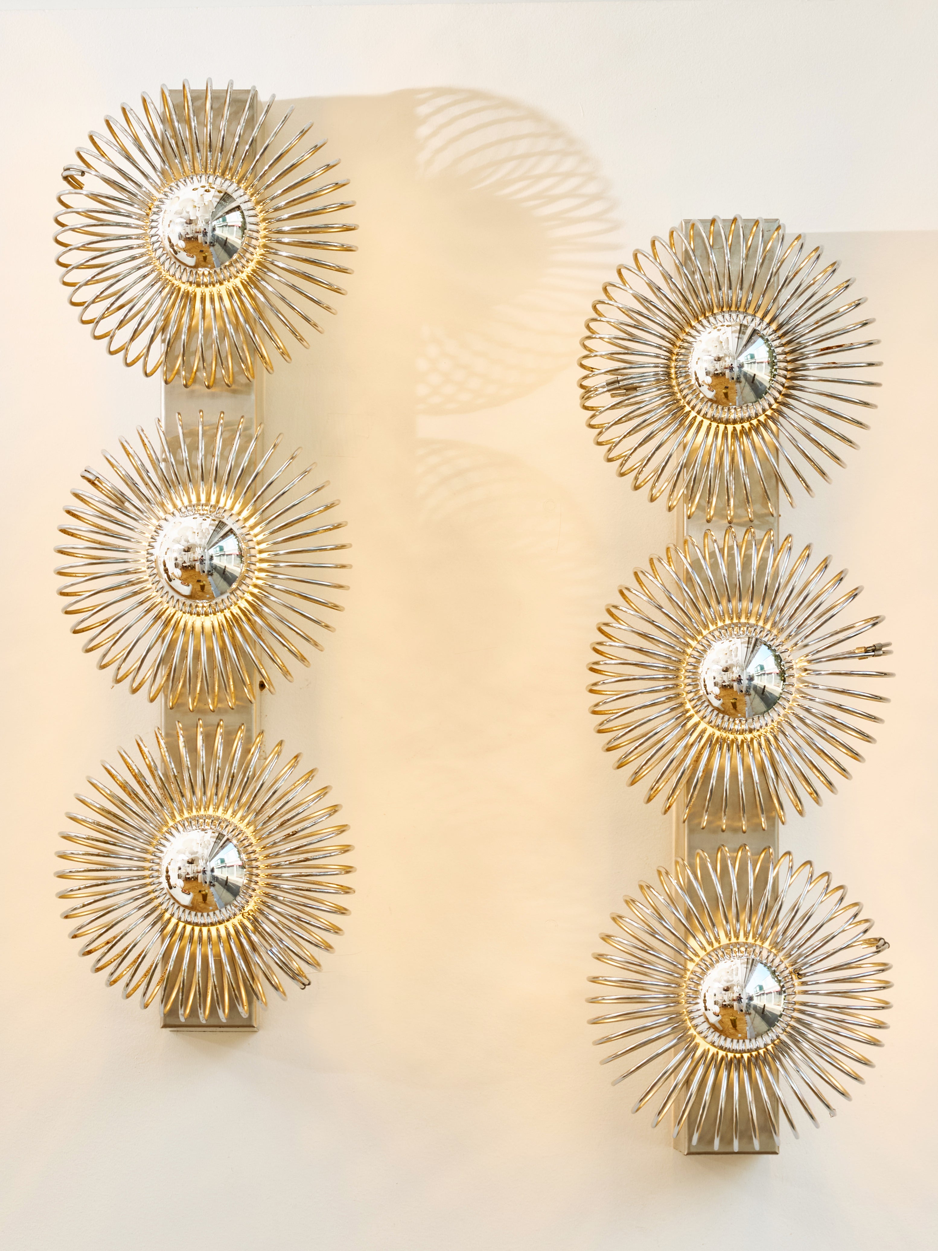 Pair of Philippe Rogier for OXAR Wall Sconces For Sale