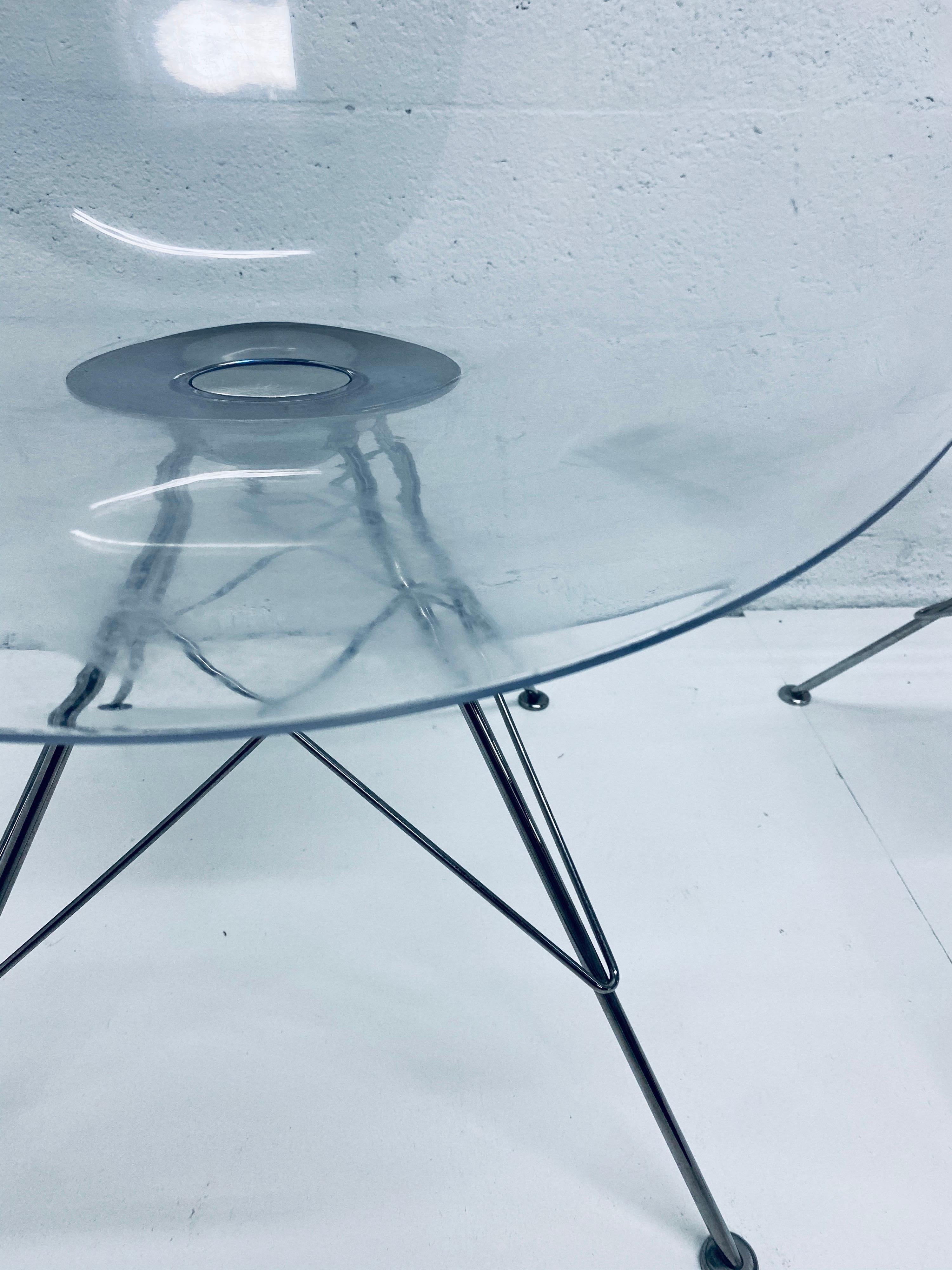 Pair of Philippe Starck Clear Ghost “Eros” Chairs for Kartell 6