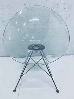 Pair of Philippe Starck Clear Ghost “Eros” Chairs for Kartell