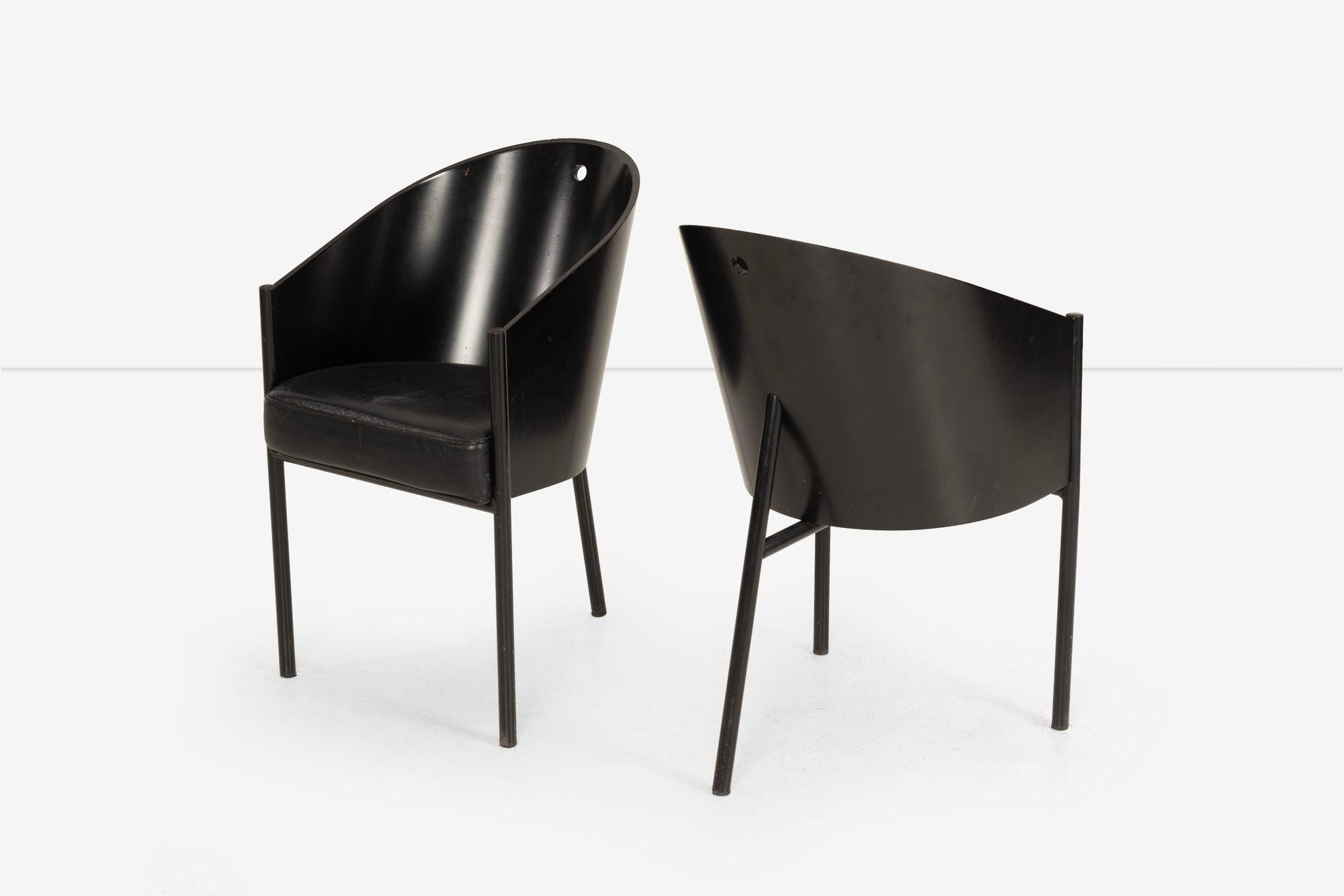 Pair of Philippe Starck Costes Chairs for Driade Aleph For Sale 3
