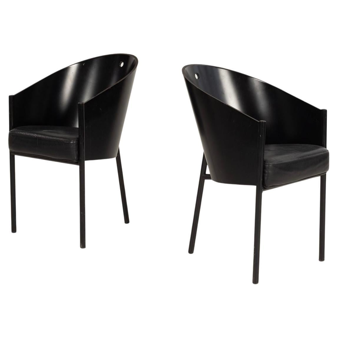 Pair of Philippe Starck Costes Chairs for Driade Aleph